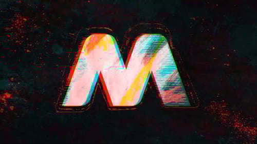 Glitch Logo Animation