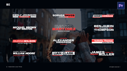 Modernistic Lower Thirds \ PP