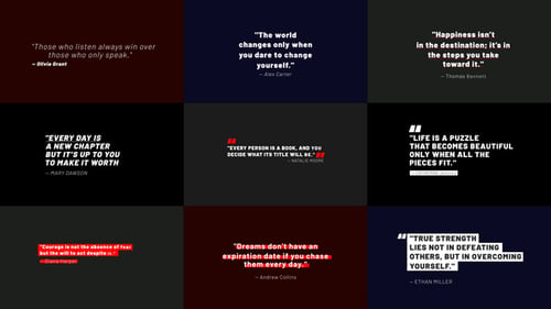 Quotes Titles 3.0 | FCPX & Apple Motion