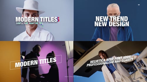 Modern Titles 4.0 | FCPX & Apple Motion