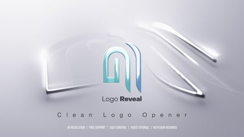 Elegant Corporate Logo Intro with Fluid Line Animation