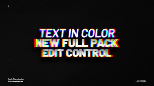 Elastic Titles Animation | After Effects