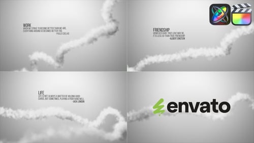 Elegant Text Reveals with Dynamic Smoke Cloud Animation