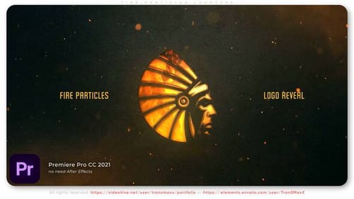 Fire Particles Logotype