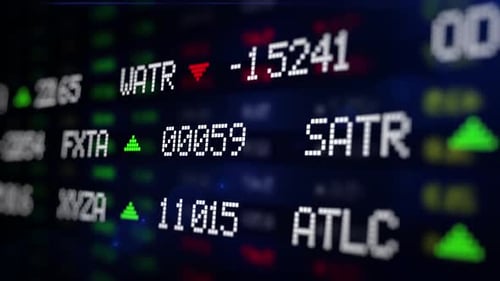 Stock Market Exchange Graph