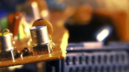 Motherboard Hardware Elektronisch Technologie Macro View 17