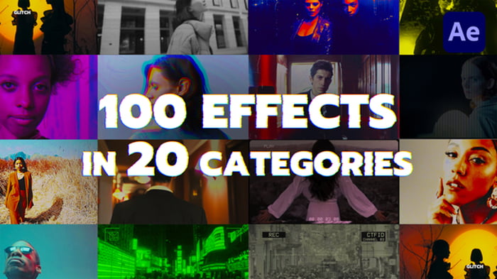 Ultimate Video Effects Pack, Elements ft. retro effects & cinematic ...