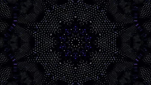 Abstract Hypnotic Kaleidoscope Dot Pattern Background