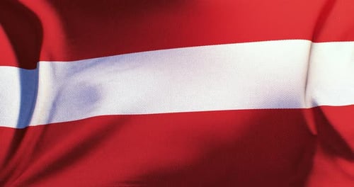 Realistic Waving Latvia Flag Animation