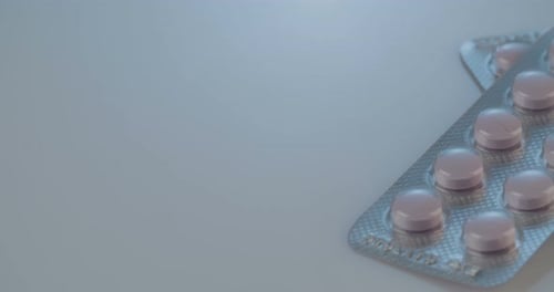 Blister Packs of Round Pills Slowly Come into Focus