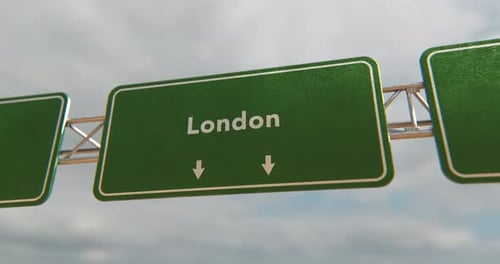 London Sign - 4K