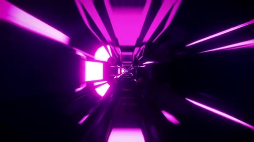 Futuristischer Weltraumtunnel