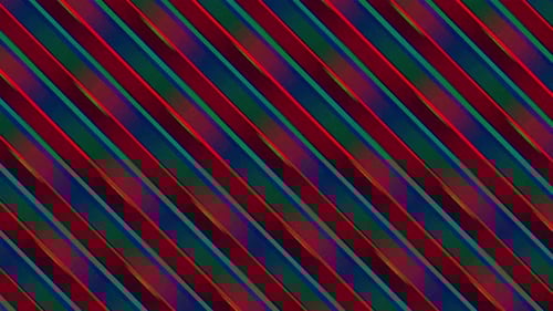 Red Green Blue Diagonal Stripes Abstract Background Loop