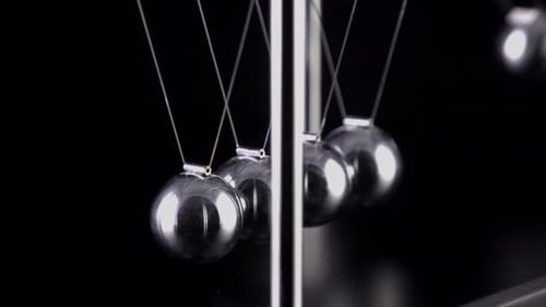 Newton's Cradle Slow Motion