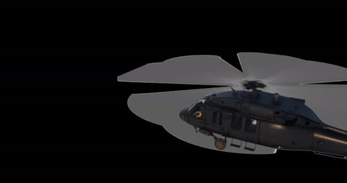 Militär-Hubschrauber UH-60 Black Hawk Realistisch