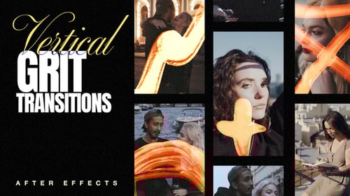 Distressed Vertical Video Transitions Pack