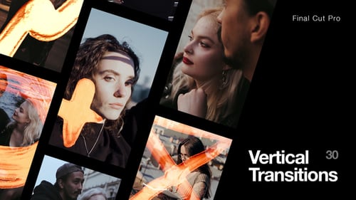 Vertical Gritty Transitios for FCP