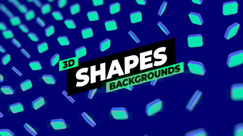 3D Shapes Backgrounds