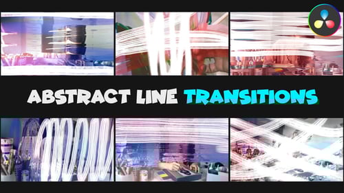 Abstract Line Transitions | DaVinci Resolve