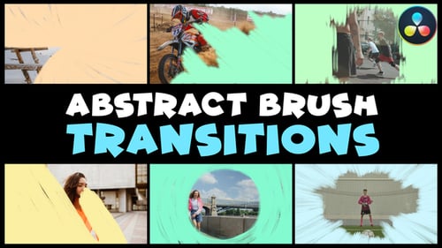 Abstract Brush Transitions | DaVinci Resolve