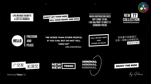 Minimal Títulos 1.0 - DR