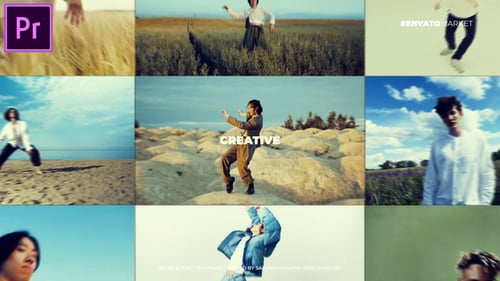 Dynamic Multi-Screen Opener with Kinetic Text Transitions