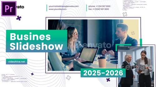 Business Corporate Slideshow MOGRT for Premier Pro