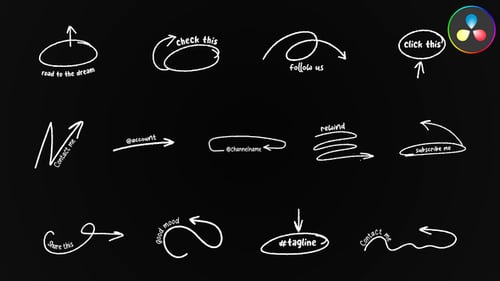 Arrows Titles for DaVinci Resolve