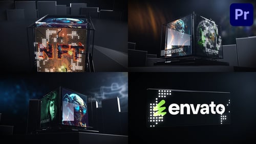 Blockchain Intro Opener for Premiere Pro