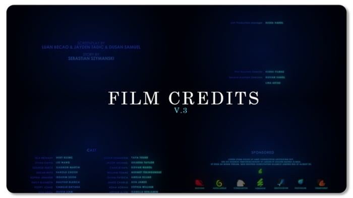 3,622 Credits Templates - Editable Video Templates - Envato