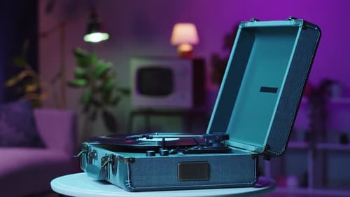 Vinyl Record Closeup