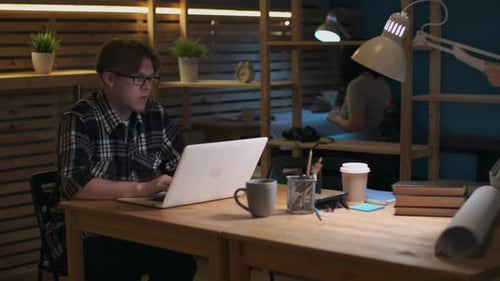 Creative Business Team Business Project Hipster Businessmen Remote Work Freelance Working