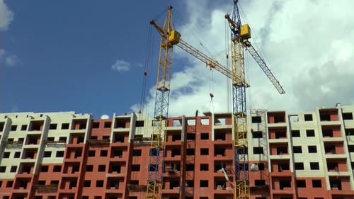 Imágenes de vídeo de edificios - Imágenes de vídeo del sitio de construcción