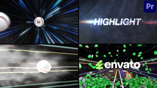 Energetic Sports Intro with Cinematic Logo and Text Shatter Reveal