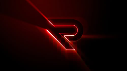 Sleek Futuristic Glowing Logo Reveal with Light Ray Effects