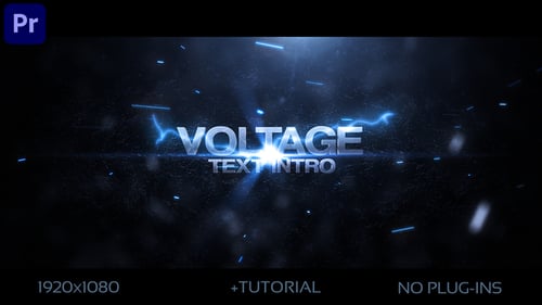 Títulos de alto voltaje para Premiere Pro