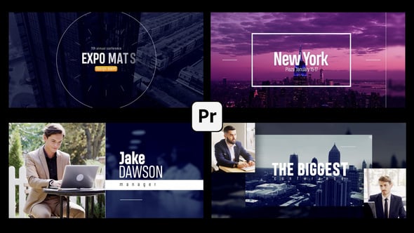 Modern Corporate Event Promo with Dynamic Kinetic Typography, Video ...