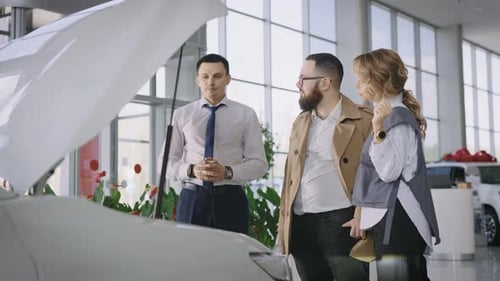 Modern Car Dealership