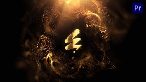 Particle Elegance Logo Intro for Premiere Pro