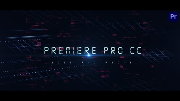 Technology Titles Opener, Titles ft. tech & digital text - Envato