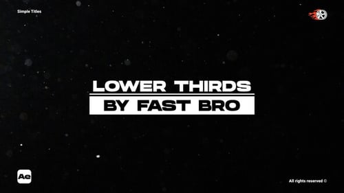 Dynamic Modern Text Titles and Lower Thirds Pack