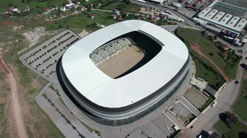 Aerial Football Stadium
