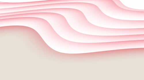 Fondo de degradado de línea suave de color blanco 4k. Animación 4K