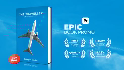 Epic Book Promo for Premiere Pro