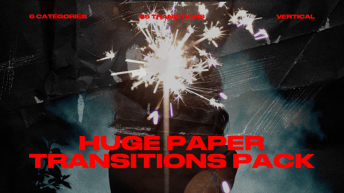 Vertical Paper Transitions Pack