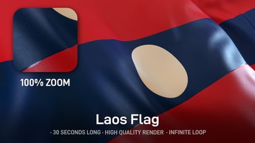 Flagge von Laos