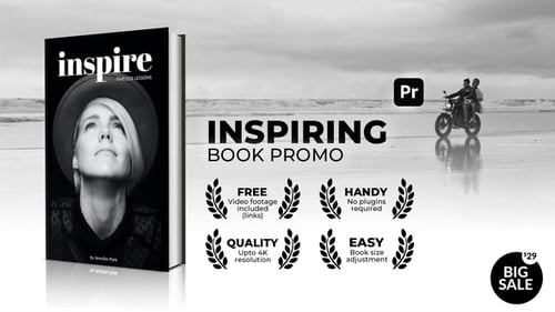 Inspiring Book Promo for Premiere Pro