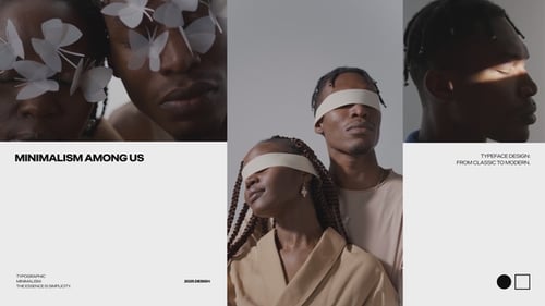 Dynamic Modern Typography Slides for Creative Presentations