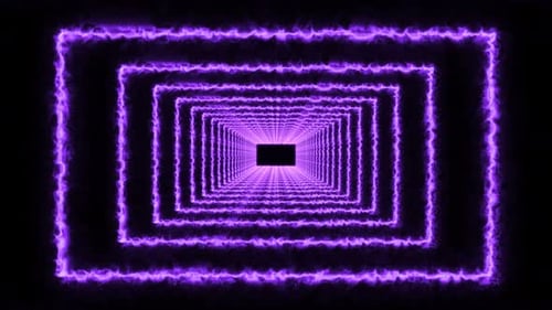 Fundo retrô de túnel retângulo sabre