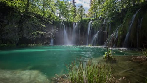 Plitvicer Seen Wasserfälle Kroatien Flüsse Naturwunder